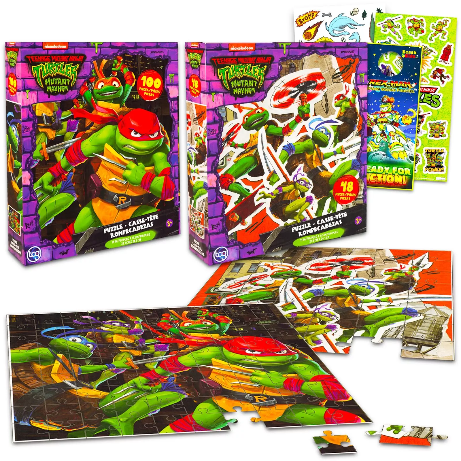 Teenage Mutant Ninja Turtles Puzzle Set - 48 & 100 Pieces