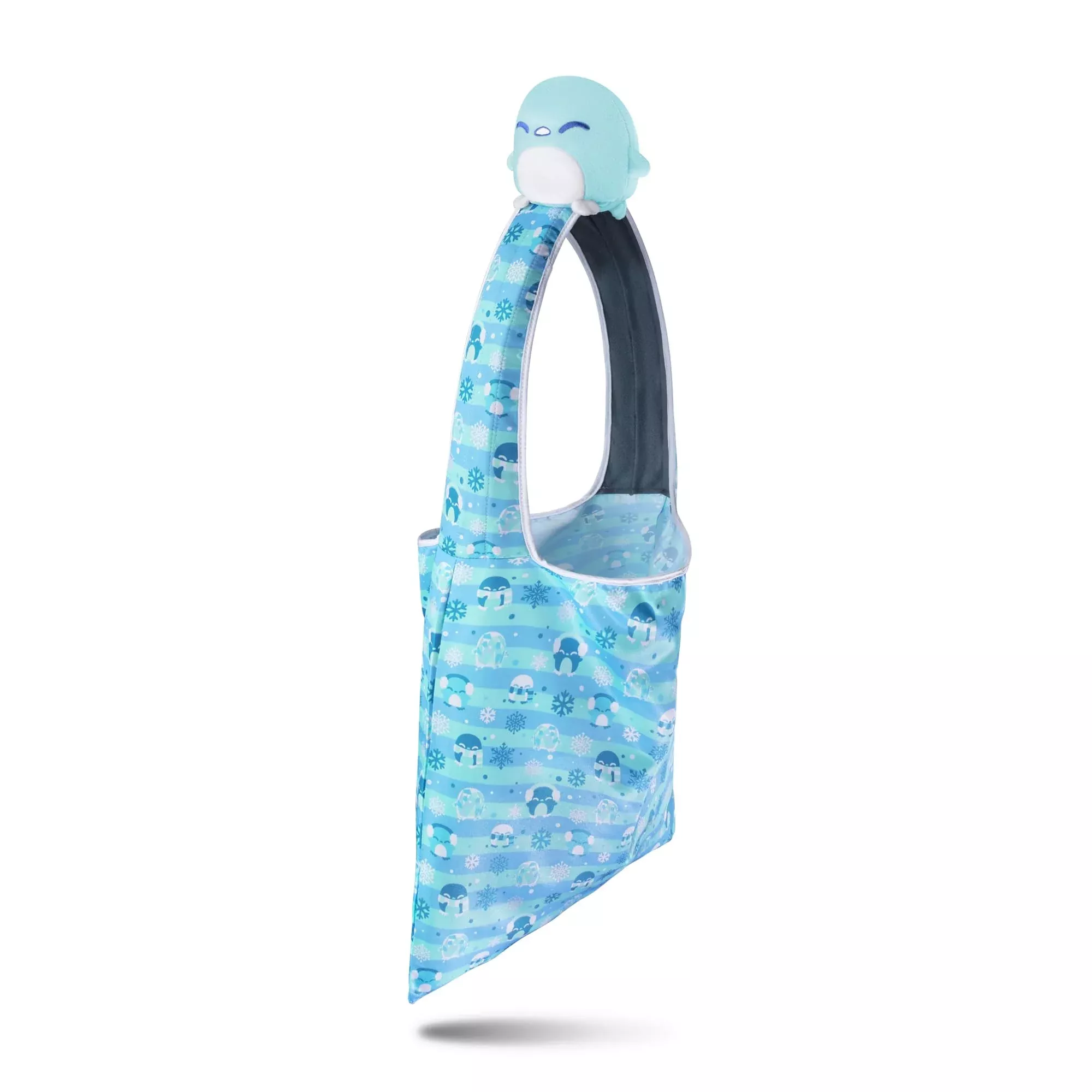 Teeturtle - Plushie Tote Bag - Holiday Snowflake Penguin - From The Cr