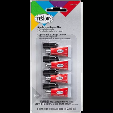 Testors 281223 (3519C) Mini Super Glue (4 Pack)