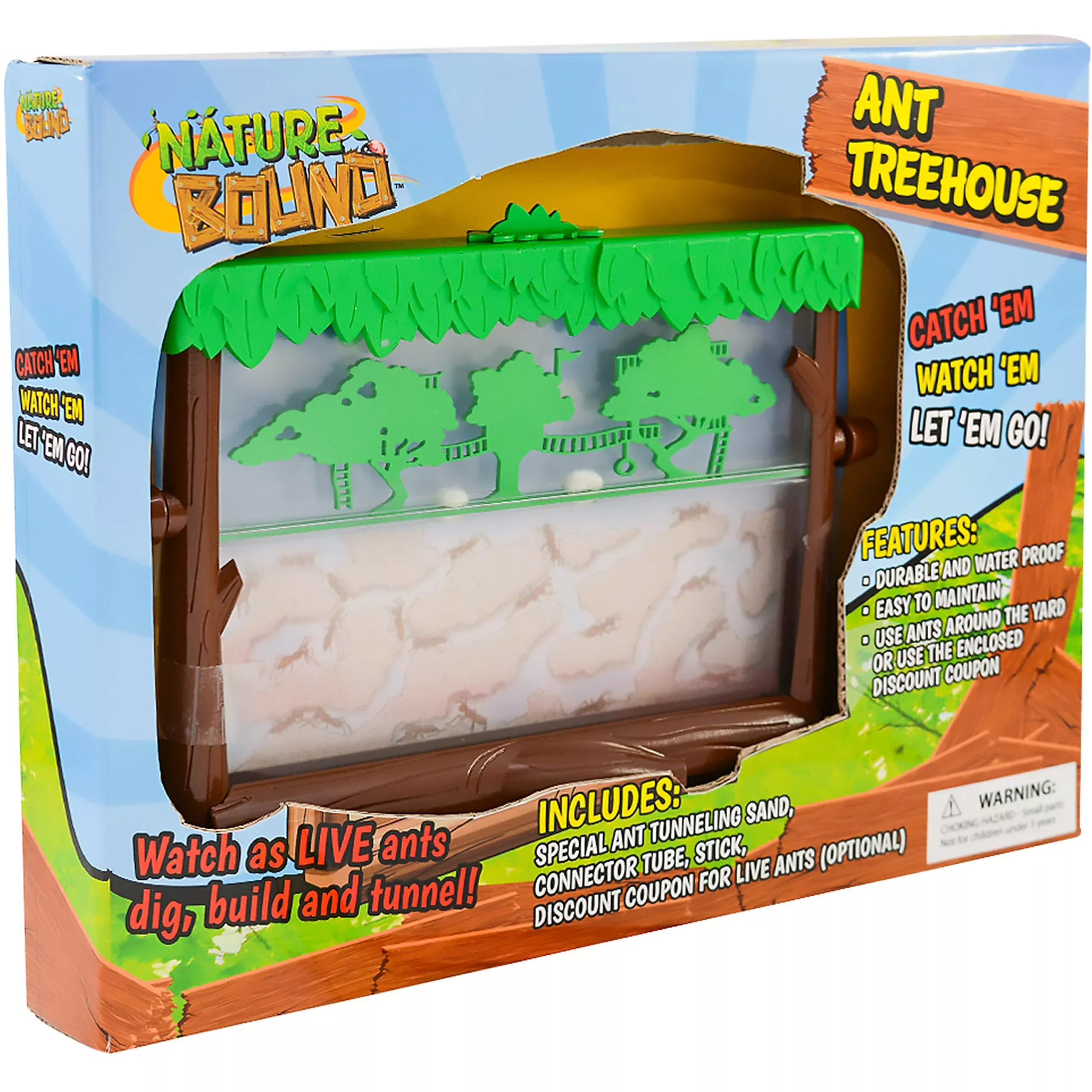 Thin Air Brands Ant Treehouse Habitat with Tunneling Sand, Medium Toy