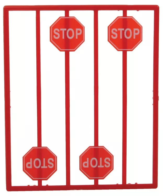 Tichy Train Group 2070 O Scale Modern Stop Signs 8 Pack