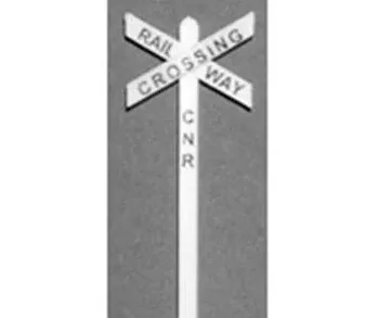 Tichy Train Group 8180 HO Scale Canadian Crossing Sign (10 Pack)
