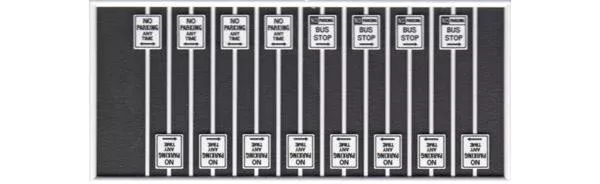 Tichy Train Group 8261 HO Scale No Parking Signs (16 Pack)