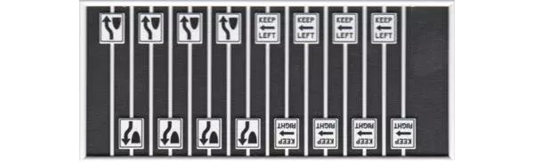 Tichy Train Group 8263 HO Scale Miscellaneous Road Signs #3 (16 Pack)