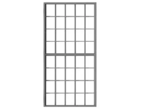Tichy Train Group 8295 HO Scale 40-Pane Masonry Window with Glazing (6 Pack)