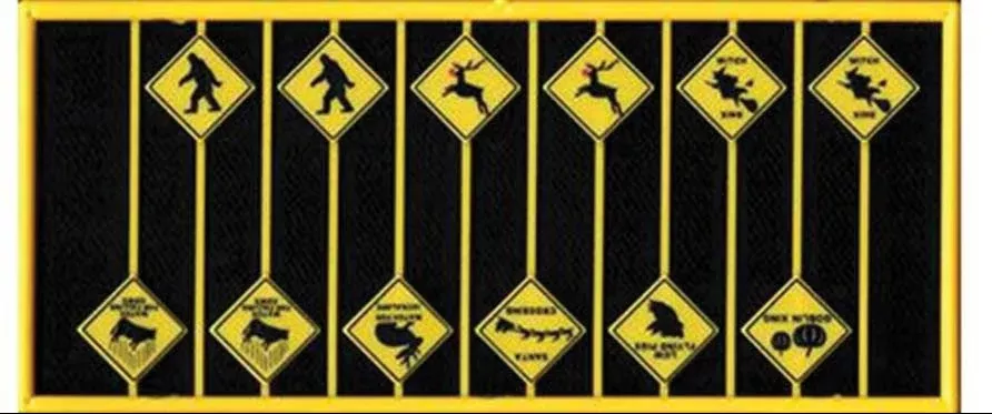 Tichy Train Group 8320 HO Scale Funny Signs Group 1 (12 Pack)
