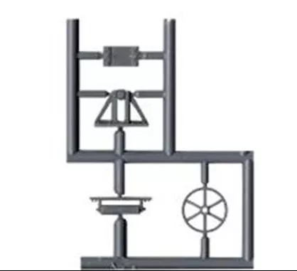 Tichy Train Group 8327 HO Scale Chain Rollers and Sheaves (4 Large/4 Small)