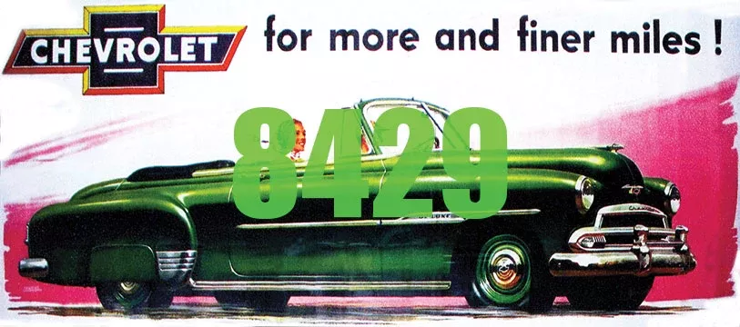 Tichy Train Group 8429 HO Scale Billboard Kit - Chevrolet Fine Miles