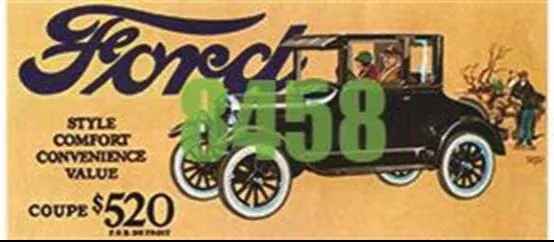 Tichy Train Group 8458 HO Scale Billboard Kit - Ford Model T