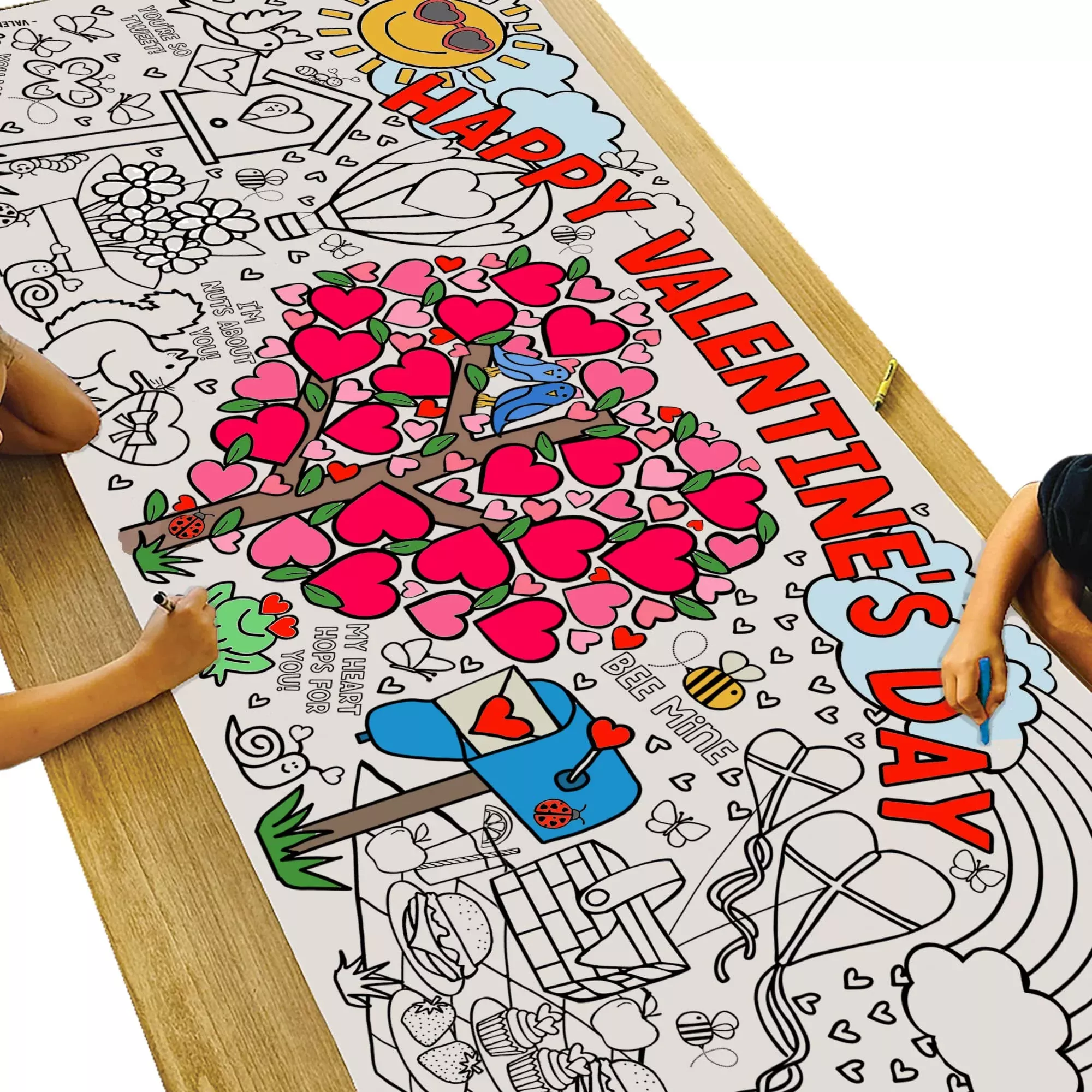 Tiny Expressions - Giant Coloring Posters Or Table Covers | Extra Larg