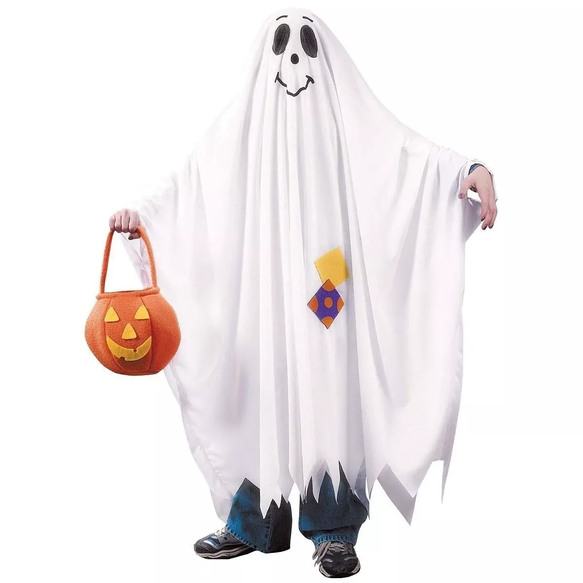 TOP Morris Girls Friendly Ghost Child Costume Large White Robe