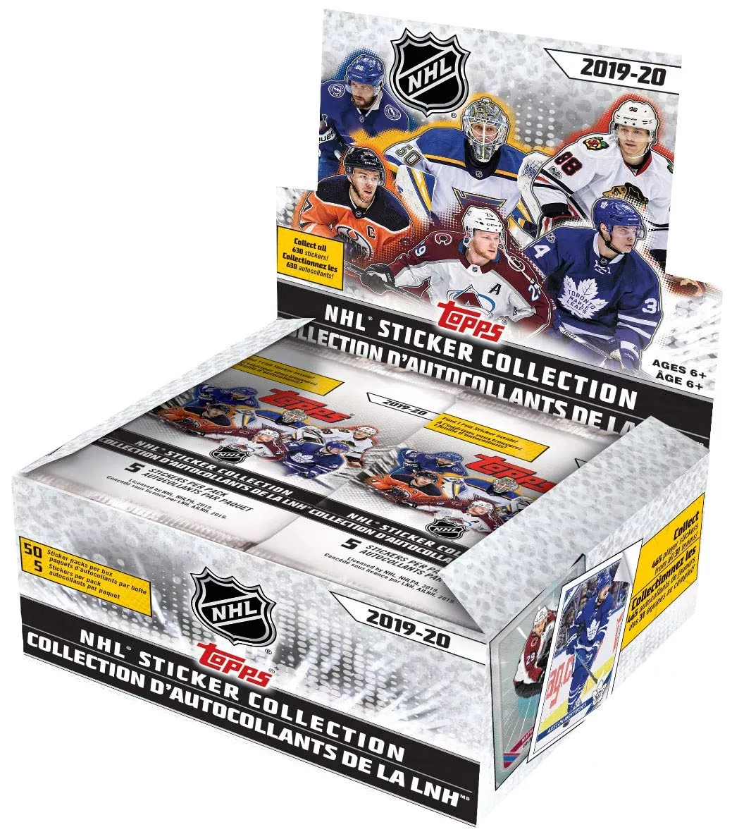Topps Stickers - 50 Packs, 5 Stickers Per Pack, Black