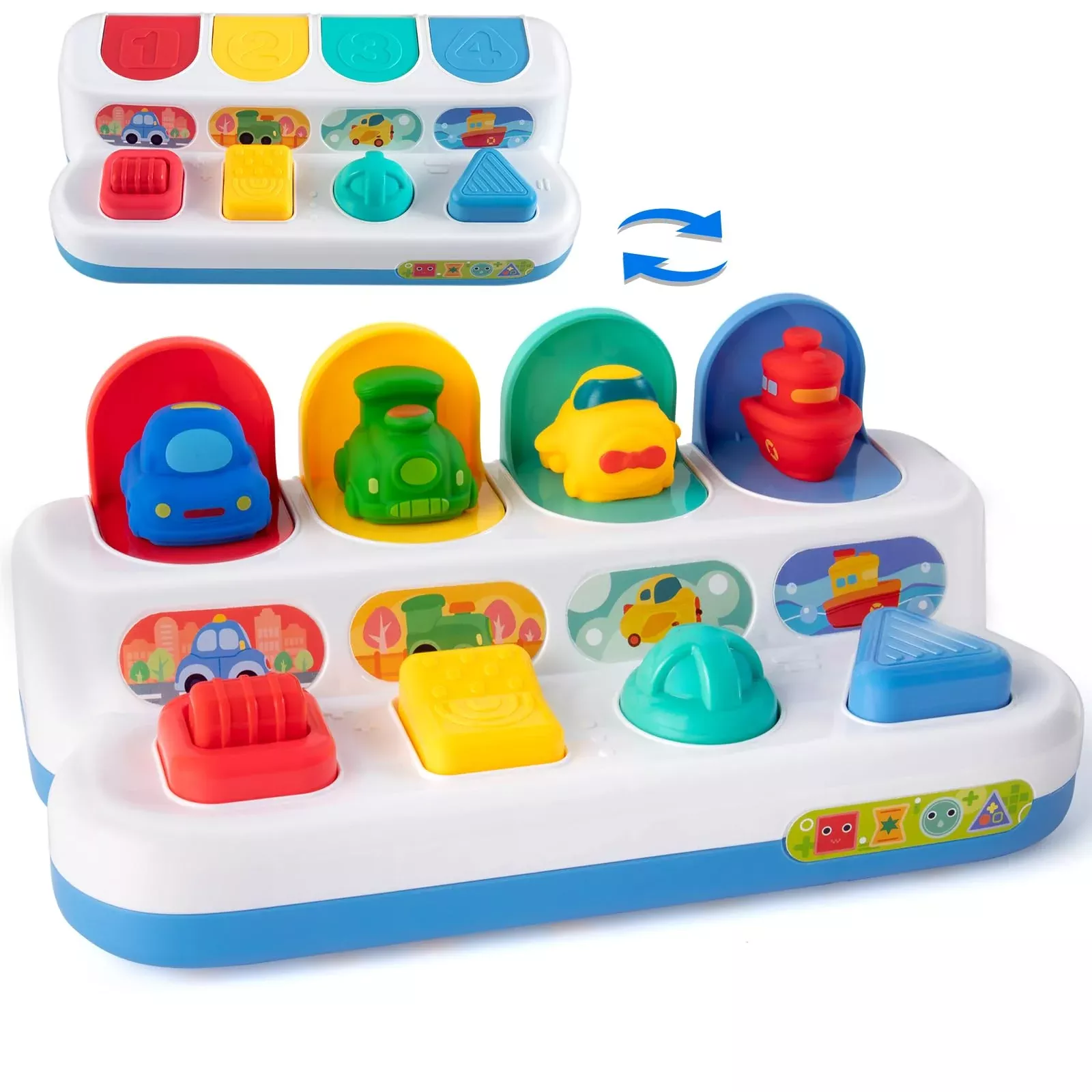 Tovol Zerky Pop Up Toy for Toddlers, 9.8x5.