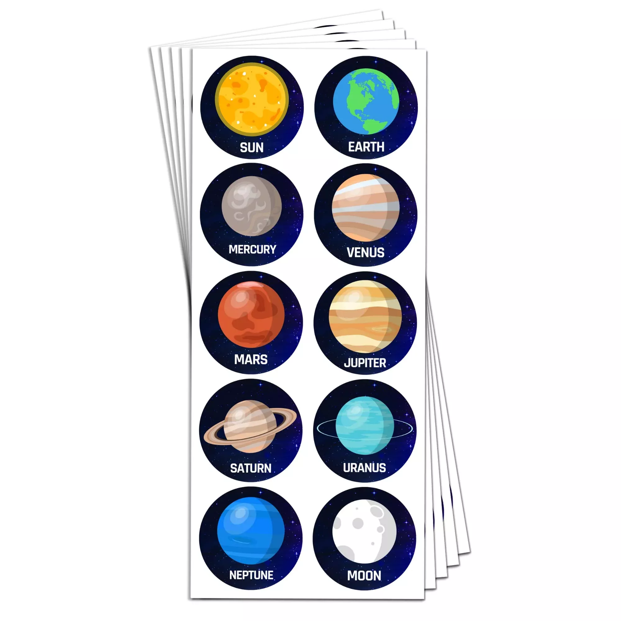 TownStix Self-Adhesive Stickers for Parties, 1.5" Diameter,