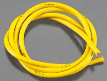 TQ Wire 1136 10 Gauge Super Flexible Wire - 3' Yellow