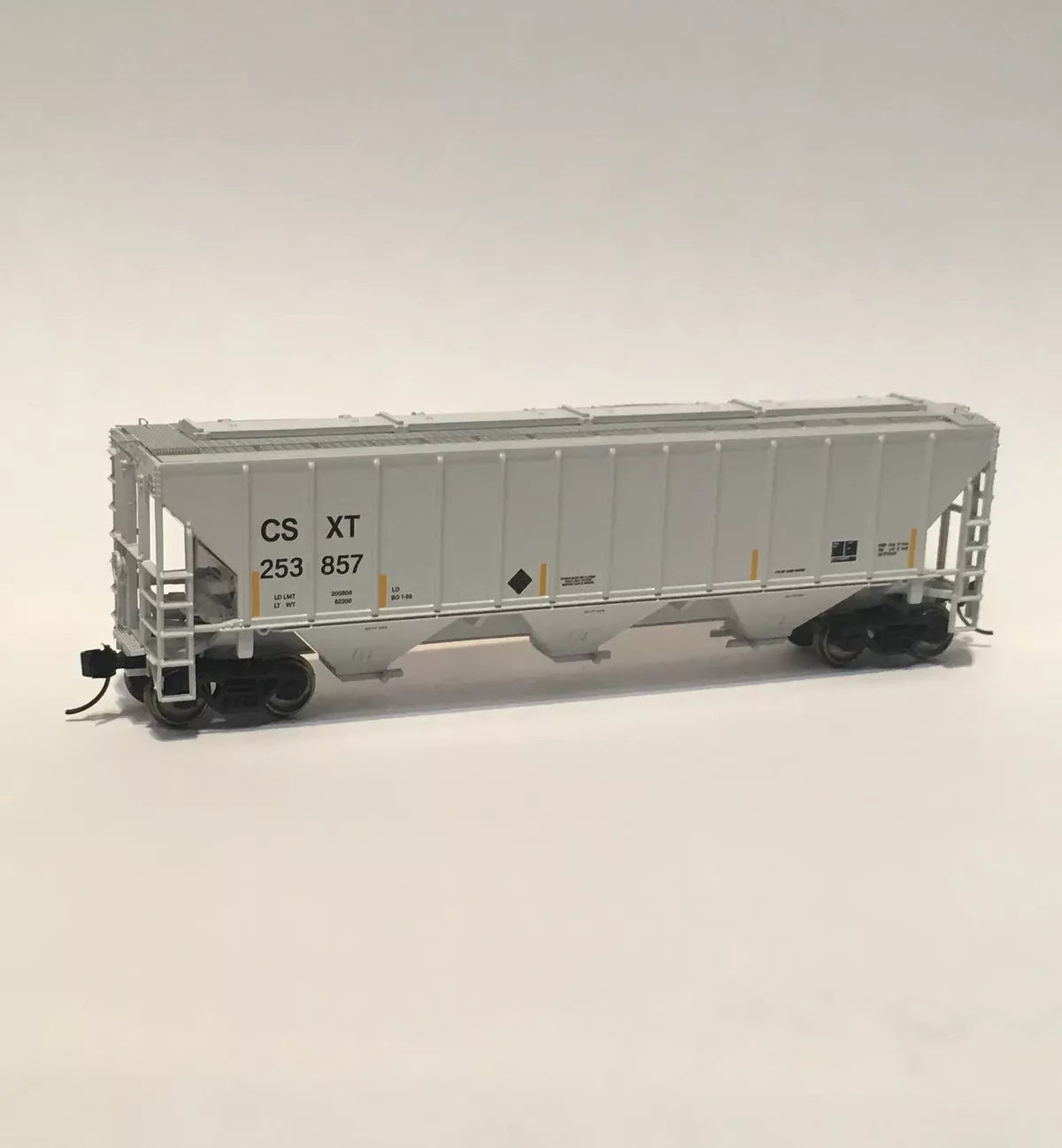 Trainworx N Scale 24424-02 PS-4427 Covered Hopper CSXT 253857