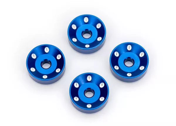 Traxxas 10257 Blue Aluminum Wheel Washers for MAXX Slash (4 Pack)
