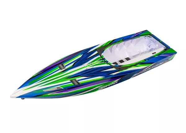 Traxxas 10315 Spartan SR Hull with Green Graphics