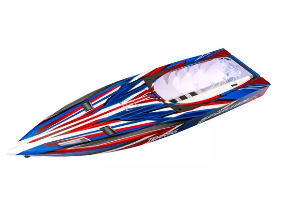 Traxxas 10315 Spartan SR Hull with Red Graphics