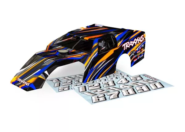 Traxxas 10411-BLUE Blue Slash Modified Clipless Body