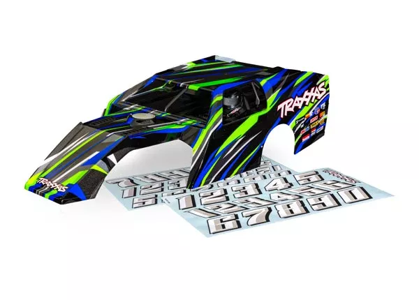 Traxxas 10411-GRN Green Slash Modified Clipless Body