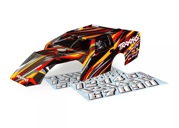 Traxxas 10411-ORNG Orange Slash Modified Clipless Body