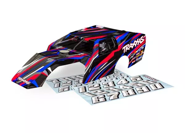 Traxxas 10411-RED Red Slash Modified Clipless Body