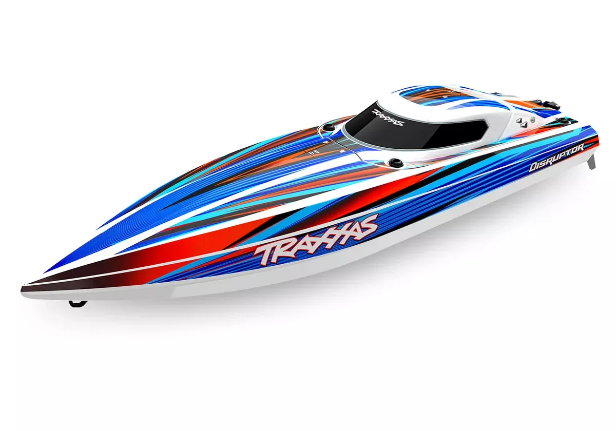 Traxxas 106064-4 Blue Disruptor Race Boat 4S