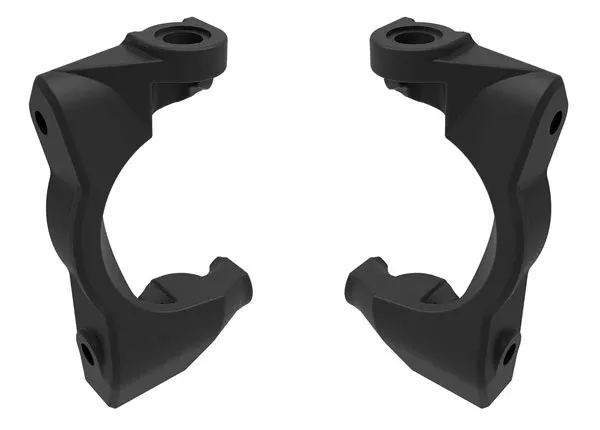 Traxxas 10732-BLK Black Left and Right Caster blocks (c-hubs) fits Mini Maxx and Mini XRT