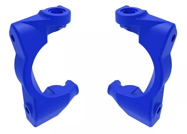 Traxxas 10732-BLUE Blue Left and Right Caster blocks (c-hubs) fits Mini Maxx and Mini XRT