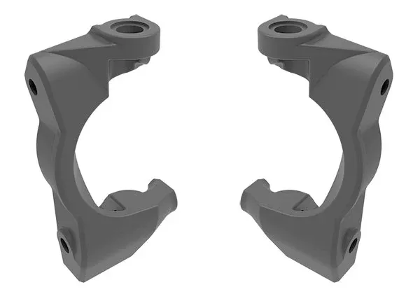 Traxxas 10732-GRAY Gray Left and Right Caster blocks (c-hubs) fits Mini Maxx and Mini XRT