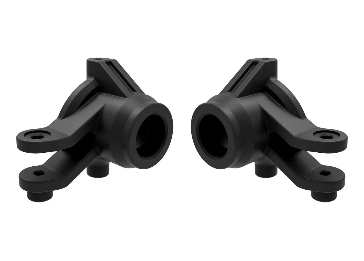 Traxxas 10736-BLK Black Left and Right Steering Blocks fits Mini Maxx and Mini XRT