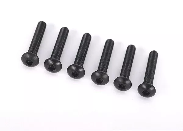 Traxxas 2455 4x24mm Button Head Machine Screw Hex Drive 6 Pack