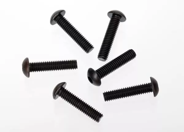 Traxxas 3929 4m x 18mm Button Head Machine Screws 6 Pack