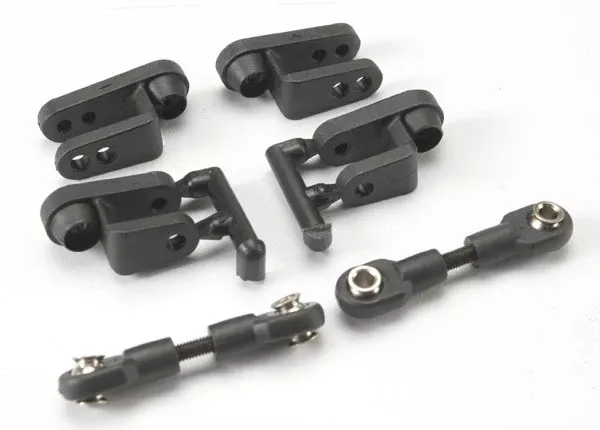 Traxxas 5345R Servo Horn and Linkage for Revo Summit and Slayer