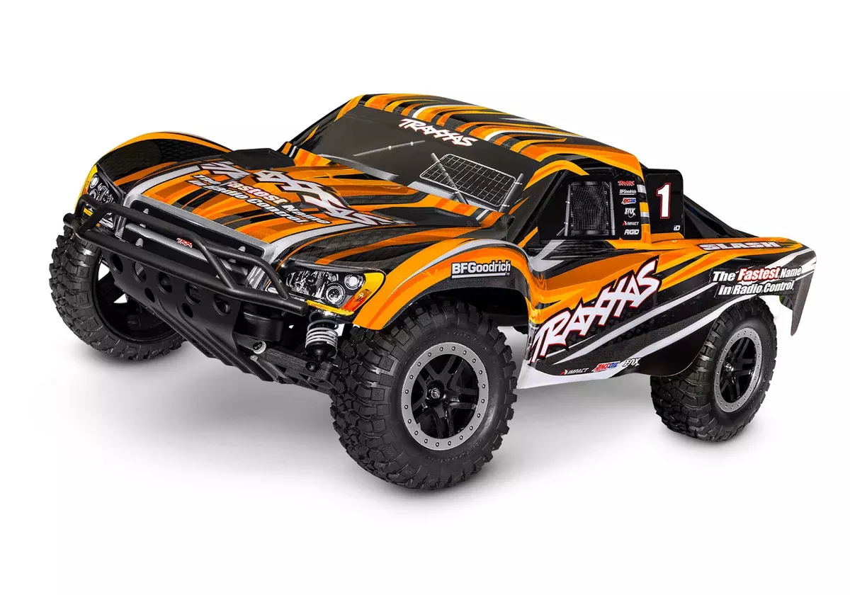 Traxxas 58234-8 2WD Orange Slash HD with USB-C