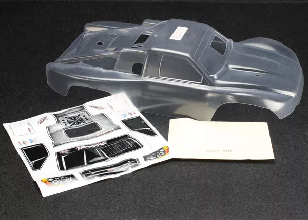 Traxxas 5912 Slash Body Slayer 4X4 Clear with Decals