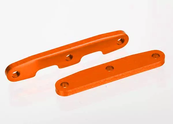 Traxxas 6823-ORNG Orange Aluminum Front and Rear Bulkhead Tie Bars