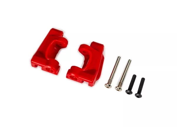 Traxxas 9136 Red Extreme Heavy Duty Caster Blocks (c-hubs)