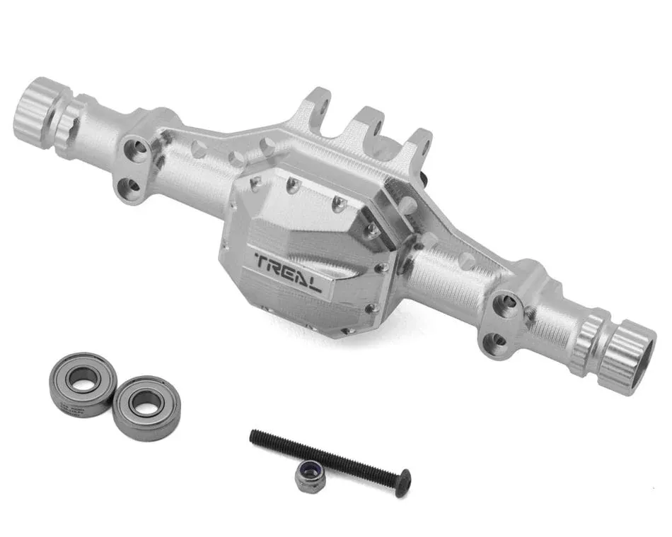 Treal Hobby (X003BTMF1P) Silver Aluminum Front Axle Housing for Element Enduro