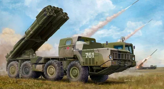 Trumpeter Scale Models 1020 1/35 Russian 9A52-2 Smerch-M Mulitple Rocket Launcher Model Kit