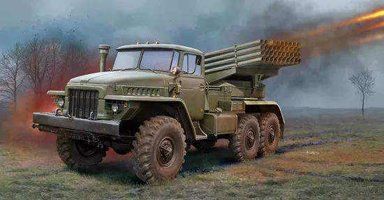 Trumpeter Scale Models 1028 1/35 Russian BM-21 Grad Multiple Rocket Launcher Model Kit