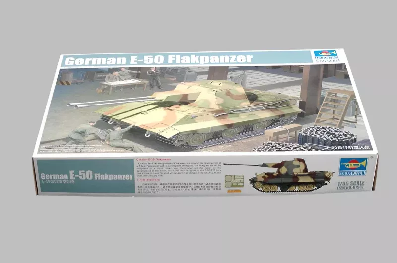 Trumpeter Scale Models 1537 1/35 German E-50 Flakpanzer Model Tank Kit