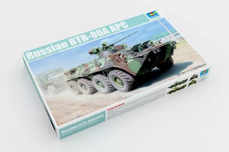 Trumpeter Scale Models 1595 1/35 Russian BTR-80A APC Model Tank Kit