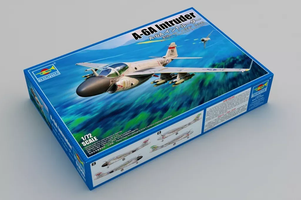 Trumpeter Scale Models 1640 1/72 Grumman A-6A Intruder Aircraft Model Kit