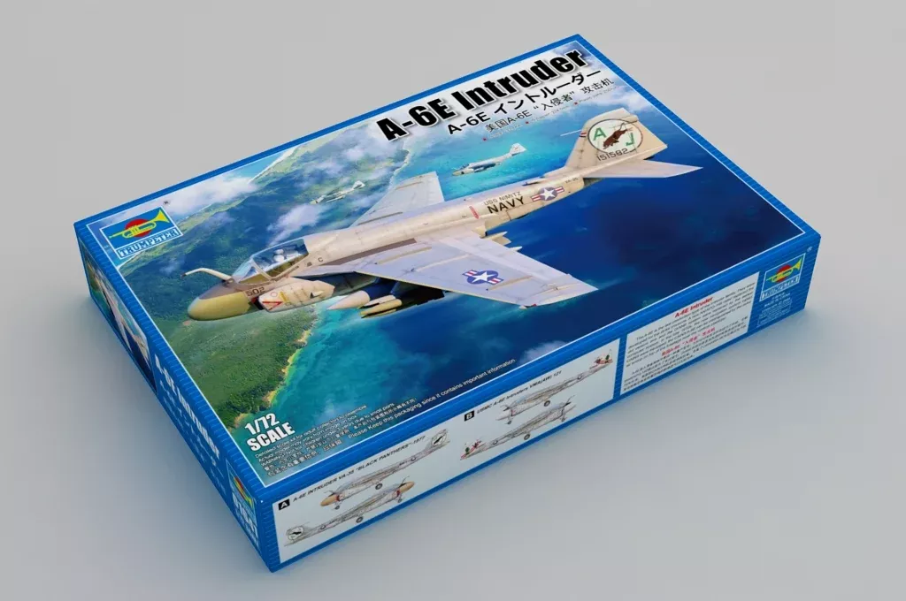 Trumpeter Scale Models 1641 1/72 Grumman A-6E Intruder Aircraft Model Kit