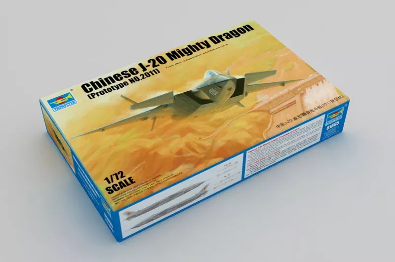 Trumpeter Scale Models 1665 1/72 Chinese J-20 Mighty Dragon Prototype 2011 Fighter Model Kit