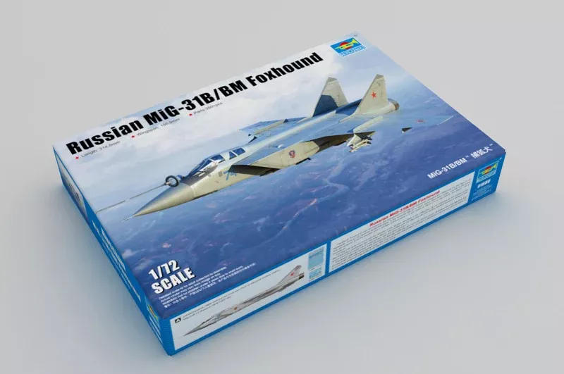 Trumpeter Scale Models 1680 1/72 Russian MiG-31B/BM Foxhound Model Aircraft Kit