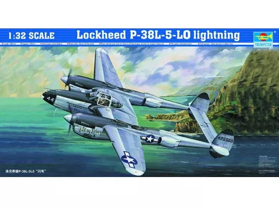 Trumpeter Scale Models 2227 1/32 P-38L-5-LO Lightning Model Aircraft Kit