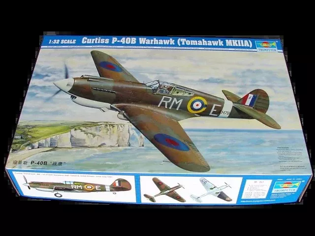 Trumpeter Scale Models 2228 1/32 Curtiss P-40B Warhawk (Tomahawk Mk.IIa) Model Kit
